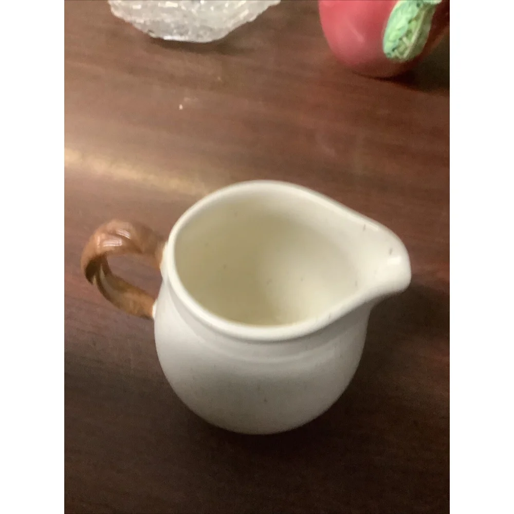 Metlox Poppytrail Woodland Gold Creamer Milk Pitcher Autumn Brown Leaves